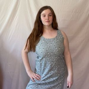 VINTAGE FLORAL MAXI DRESS